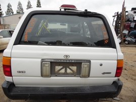 1995 TOYOTA 4RUNNER SR5 WHITE 2.4L MT 4WD Z18133